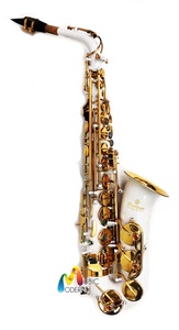 Overtone Soprano Curve Saxophone รุ่น OSSC- snow pearl โซปราโนเคิบแซกโซโฟน ยี่ห้อ โอเว่อร์โทน รุ่น OSSC- snow pearl