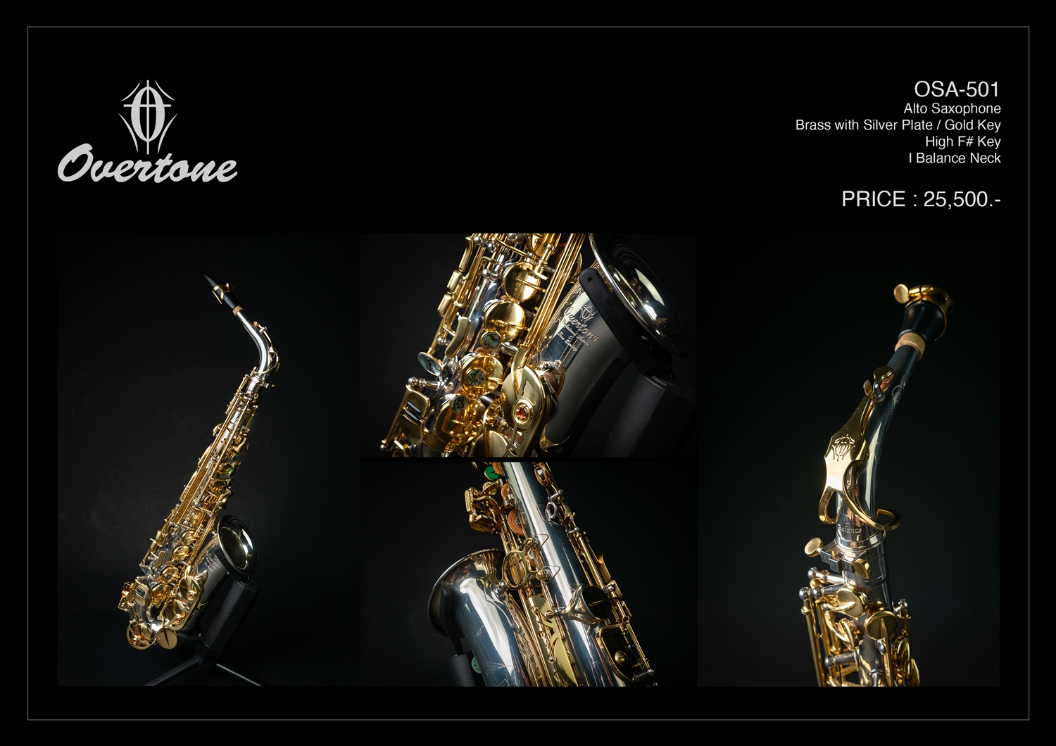 Overtone Alto Saxophone รุ่น  OSA-501
