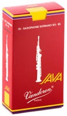 Vandoren Java Filed Red-Cut Soprano  Saxophone Reeds ลิ้นโซปราโนแซกโซโฟน รุ่น จาวากล่องแดง