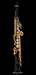Selmer  Super Action 80 Series II B-flat Soprano Saxophone Black Lacquer Engraved Gold Lacquered Keys (NG GO) โซปราโน แซกโซโฟน เซลเมอร์