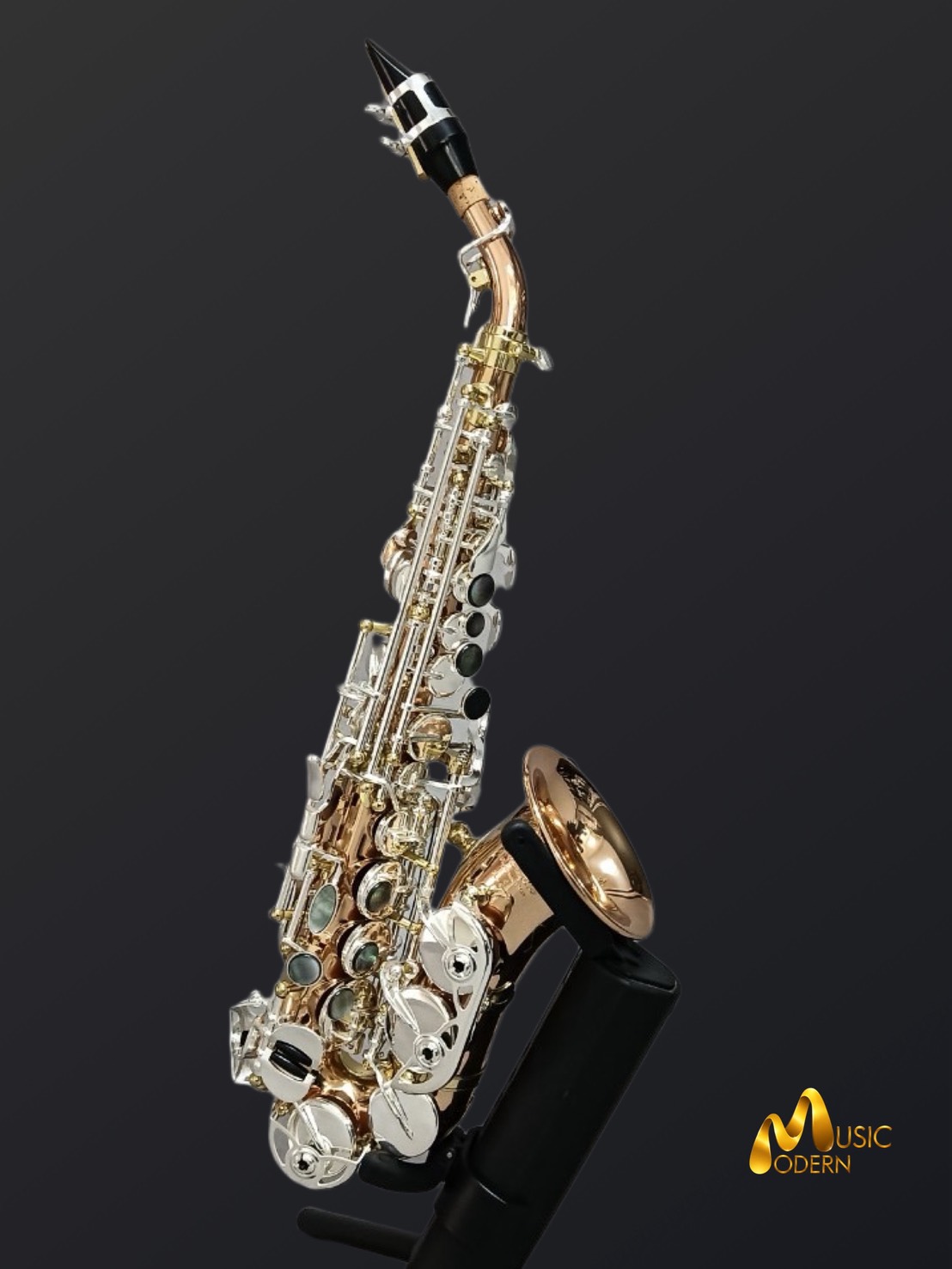 Overtone OSSC-190EX Curved Soprano Saxophone Rose Gold Lacquered